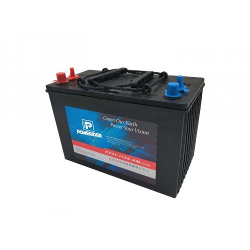 12V 115AH Deep Cycle Lead-Sacid-Gabel hebt Batterie auf