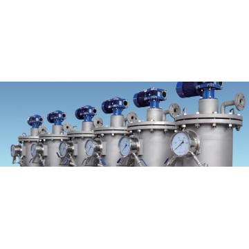 Brush type self-cleaning filter