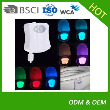 Toilet Light LED Motion Activated Human Body Motion Sensor Toilet Night Light