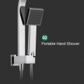 Set de ducha cuadrada de diseño de media barra