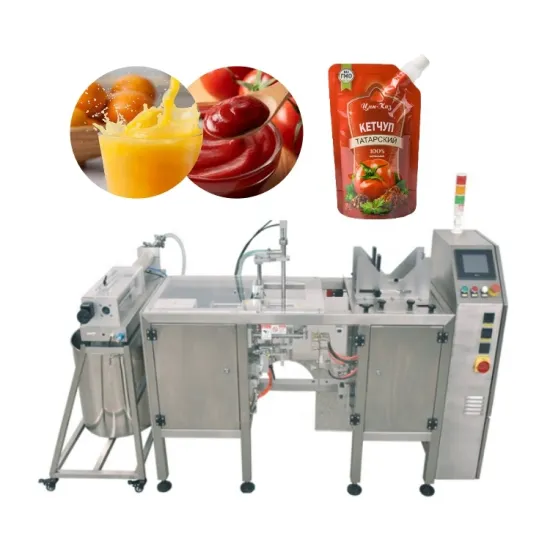 High-Quality Linear Type Automatic Doypack Spout Pouch Packing Machine for Raspberry Honey