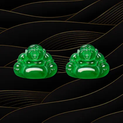 Pendant Certified jadeite buddha