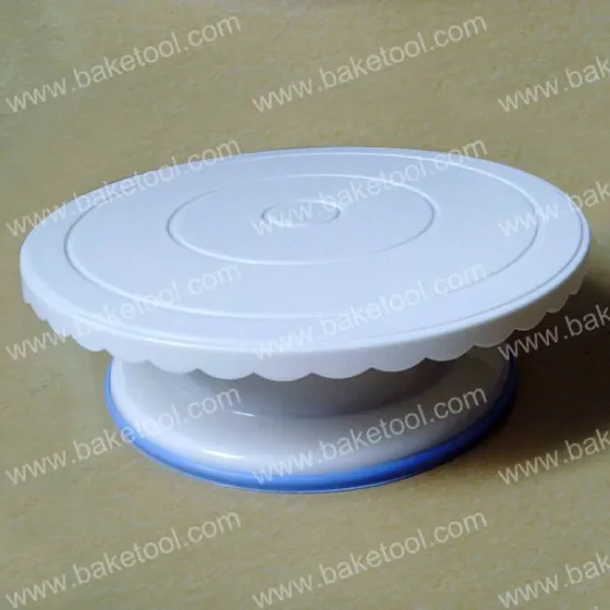 Plastic Cake Turntable Stand(29x10cm)