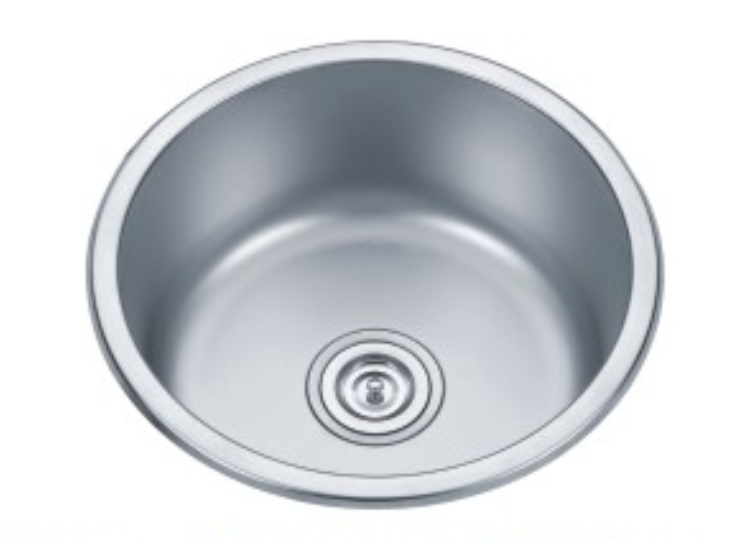 Bồn rửa nhà bếp tròn nhỏ bằng thép không gỉ