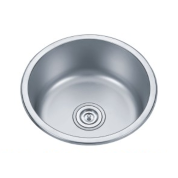 Bồn rửa nhà bếp tròn nhỏ bằng thép không gỉ