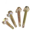 roofing Hex Flange Washer Screw Head Self Drilling