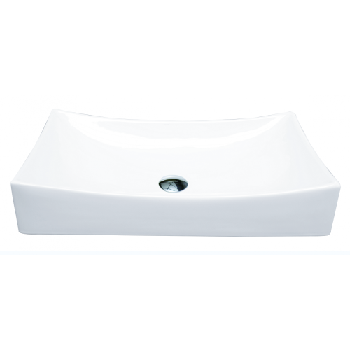 Lavabo da bagno in ceramica di design moderno bianco nero