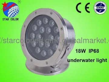 top quality !  star color 18W  IP 68  pool underwater lights