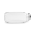 Garrafa de vidro de bebida quadrada francesa de 250 ml