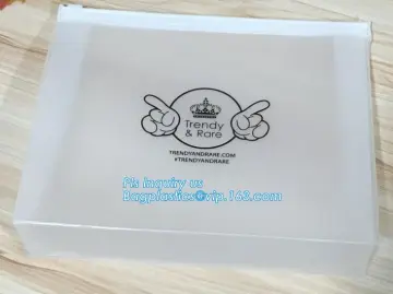Clothing packaging clear vinyl pvc zipper bags, vinyl pvc plastic bags with slider zipper, slider ziplock/snap button PVC EVA sw