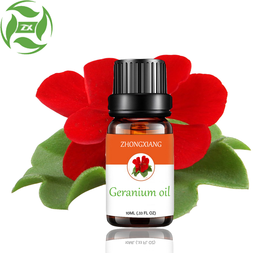 Huile essentielle de géranium naturel pur pour les soins de la peau