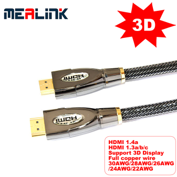 High Speed HDMI Cable 1.4 with Ethernet (M/M HDMI to HDMI, YLC-8011A)
