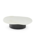 Marble stainless steel coffee table