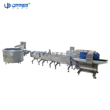 Soft Jelly Candy Packaging Line: Rotary Disc Flow Packing Machine