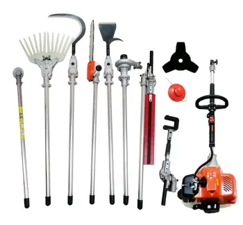 5-in-1 52cc Gasoline Garden Tool: Trimmer, Hedge Cutter, Brush Cutter