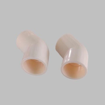 White 45 Degree Elbow for Drain Pipe