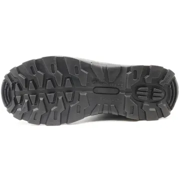 Suede leather steel toe anti static safety boots