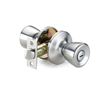 Confidentialité Salle de bain Porte Lockset Knob Lock Verrouille tubulaire