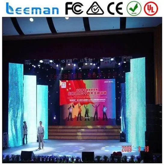 outdoor led display screen 2015 Leeman P12 DIP RGB indoor led video wall screen p62.5