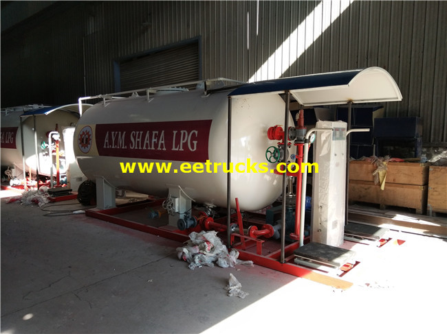 20000L 10ton Skid-mounted Propane Stations