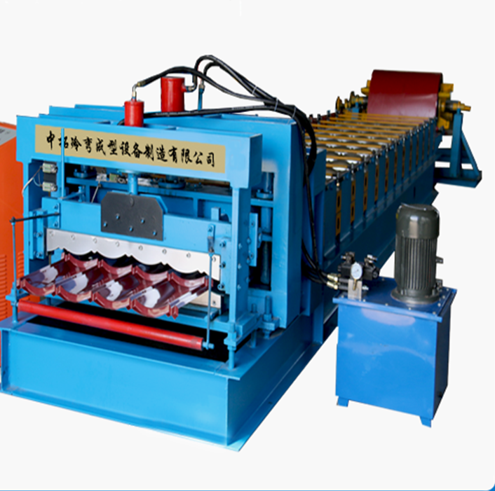 step tile machinery steel roofing tile roll forming machine