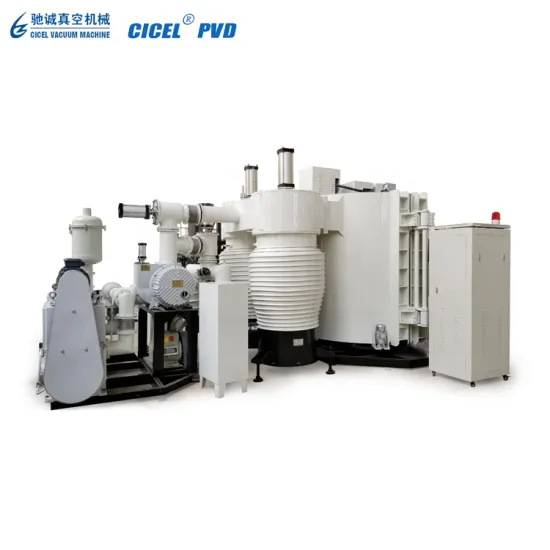 High Vacuum Evaporation Aluminum Coating Machine for Plastic Cosmetics