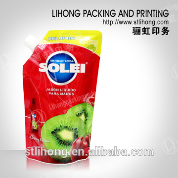 Spouted Plastic Stand up Pouch