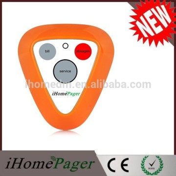 Sticker in German Language New wireless restaurant service button