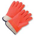 Winter lined heavy duty pvc coated gloves