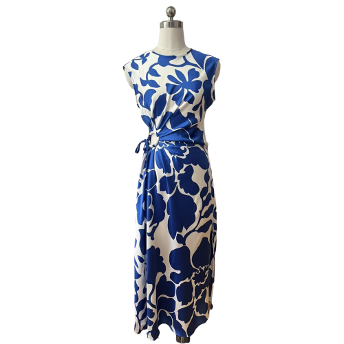 Women's sleeveless print midi dress