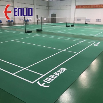 Badminton Court Matte Indoor Vinyl Sportboden Badmintonboden