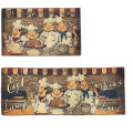 Artistic and Colorful Kitchen Mats Rugs