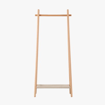 Popular Cloth Standing Hanger Wooden Coat Rack