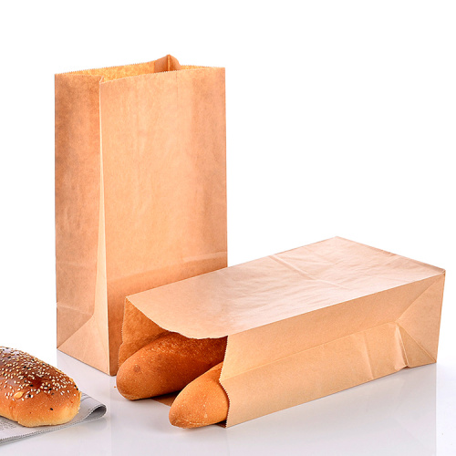 Factory Price Kraft Paper Bread Bag