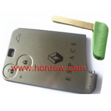Hot sale products-- Renault ESPACE 2 button remote key blank with blade