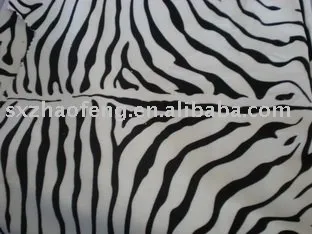 printed velveteen fabric