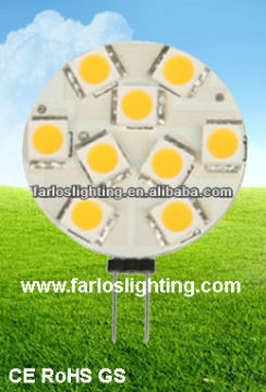 9PCS SMD LED lamp( G4-5050)