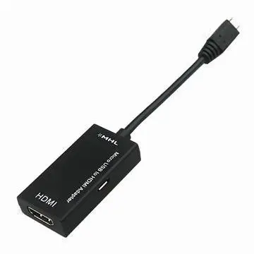 High-quality Short MHL Micro USB/HDMI® Adapter/MHL Cable for S2, Supports 1,080P