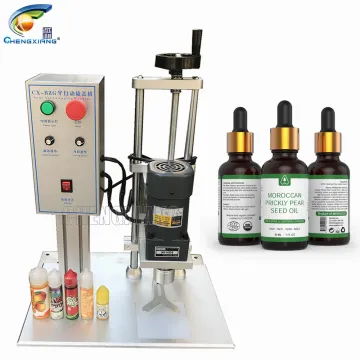 Hemp Oil Tincture Bottle Capping Machine: 10ml, 30ml, 60ml