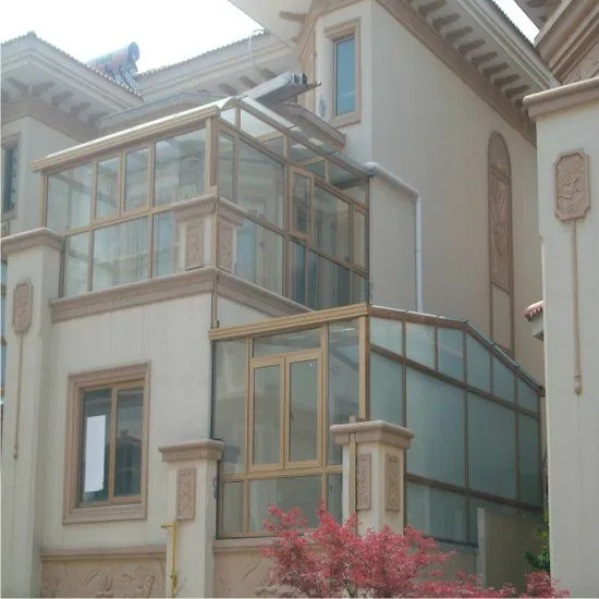 LUXURY DESIGN ALUMINUM SUNROOM,VERANDA GLASS ROOM,DECORATIVE GREEN HOUSE