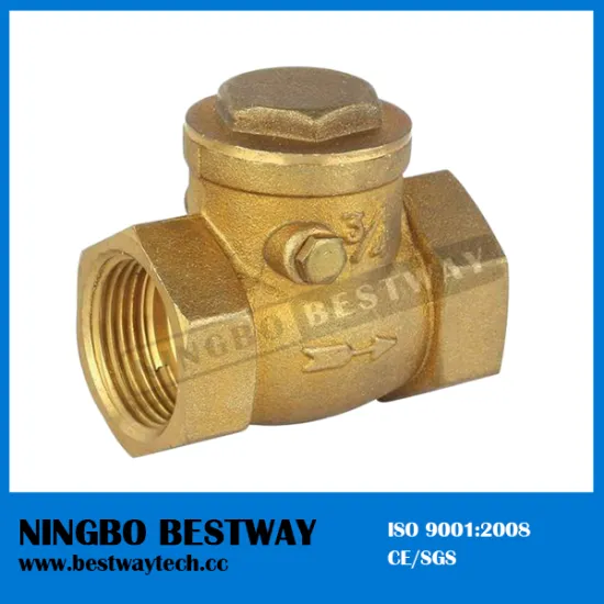 DN15 to DN100 horizontal type brass tilting disc check valve