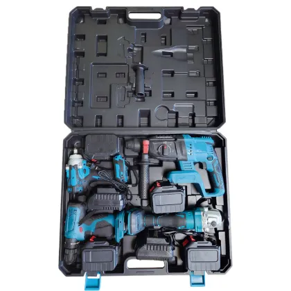 Cordless Power Tool Set: Drills, Impact Wrenches & Angle Grinders