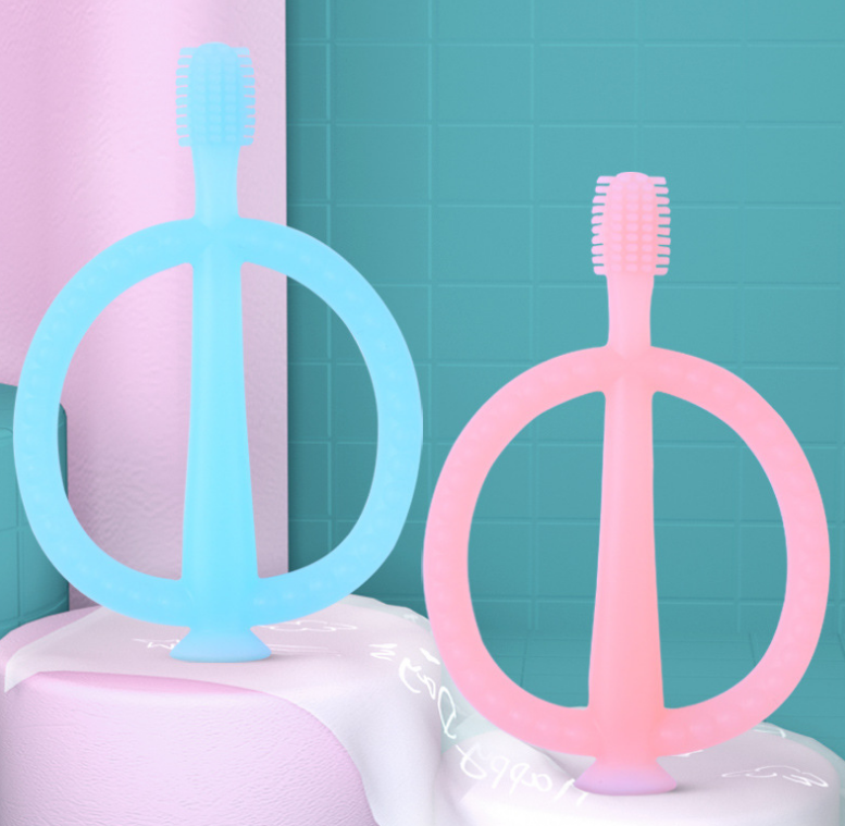 Silicone Baby Cleaning Toothbrush Teethers