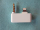 2 In 1 Audio Iphone 5 Lightning Adapter 8pin To 30pin Purple / White For Iphone 5