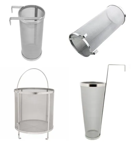 300 Micron 400 Micron Stainless Steel Grain Basket Homebrew Filter Mesh Basket