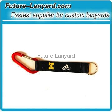 Wholesale keychain lanyard with colorful climbing hook