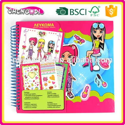 super style 2016 new design lovely children kit scrapbook