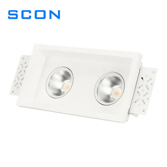 SCON Designer LED 7W/14W Square Trimless Plaster Recessed Spotlight SC-SDL03