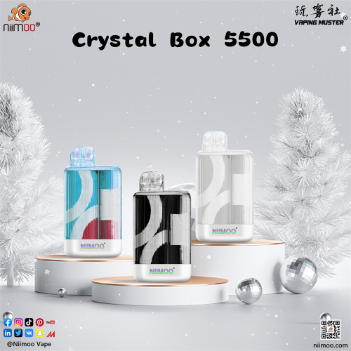 Crystal Box E-Cigarette 5500 Puffs