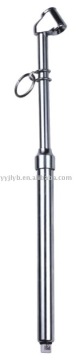 Pencil tire inflator gauge